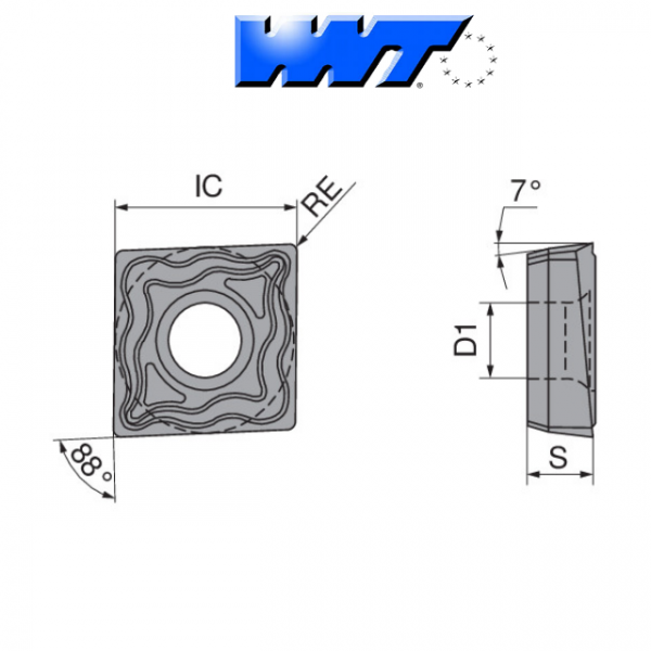 WNT XCET-FL Elmas Tornalama Ucu - Görsel 3